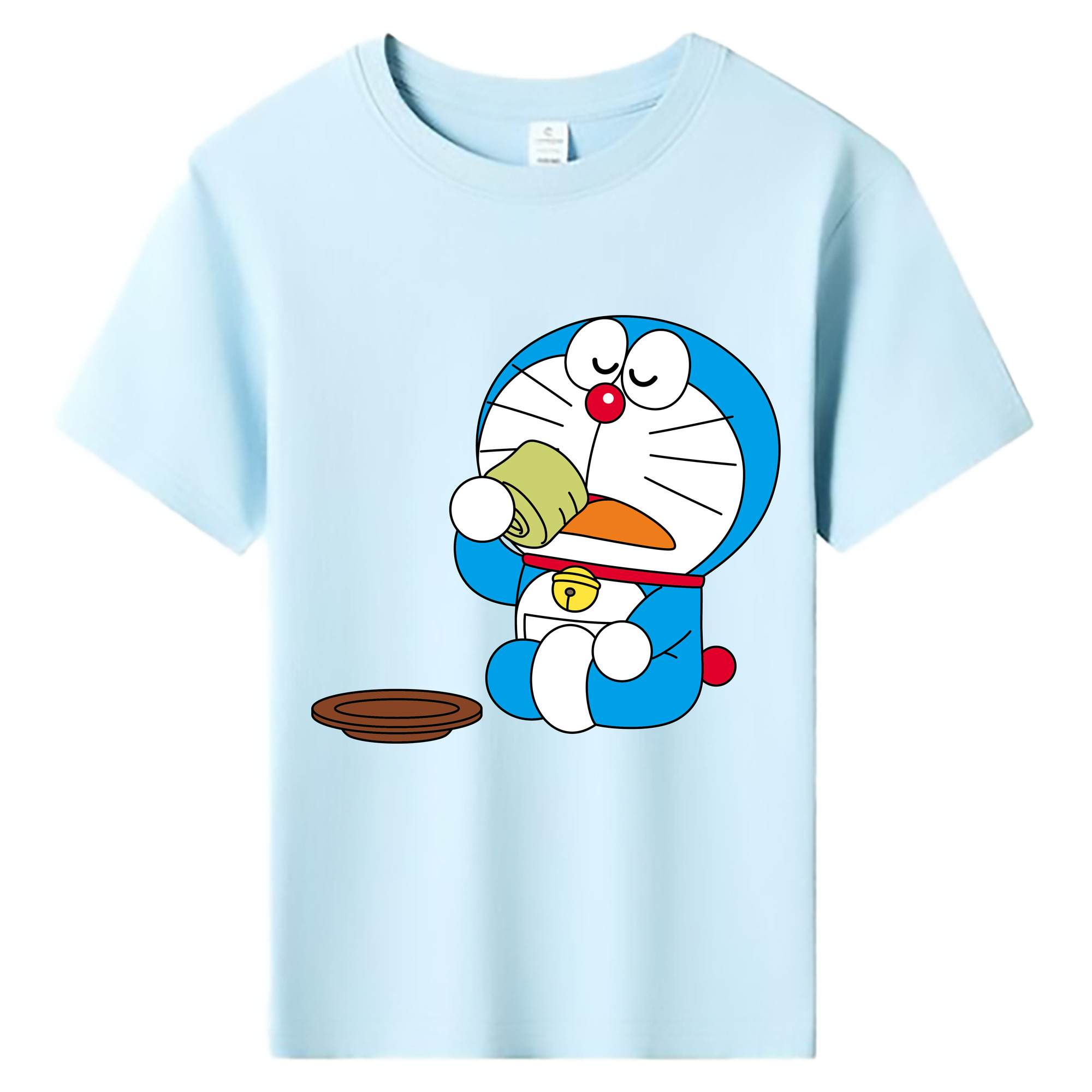（画像用） ドラえもん Doraemon 綿100％キッズTシャツ（フロントプリント）